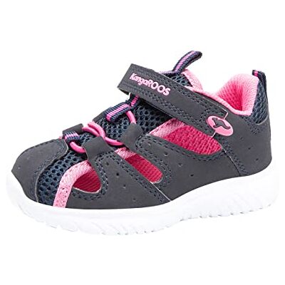 KangaROOS Ki-rock Lite Ev Basketbal, uniseks, kinderen, Donkermarineblauw Daisy Pink 4204 30 EU KangaROOS Ki-rock Lite Ev Basketbal, uniseks, kinderen, Donkermarineblauw Daisy Pink 4204 30 EU