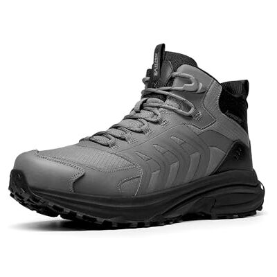 NORTIV 8 Armadillo FieldLite waterdichte wandelschoenen voor heren, Zwart/Grijs 43.5 EU NORTIV 8 Armadillo FieldLite waterdichte wandelschoenen voor heren, Zwart/Grijs 43.5 EU