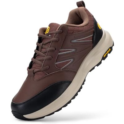 FitVille Extra brede waterdichte wandelschoenen voor heren, lage sneakers, trekking, ademend, antislip, ondersteuning van de voetboog 46.5 EU X-Large FitVille Extra brede waterdichte wandelschoenen voor heren, lage sneakers, trekking, ademend, antislip, ondersteuning van de voetboog 46.5 EU X-Large