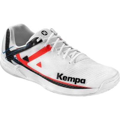 Kempa Wing 2.0 Handbalschoenen voor heren, wit/rood/zwart., 47 EU 47 EU Kempa Wing 2.0 Handbalschoenen voor heren, wit/rood/zwart., 47 EU 47 EU