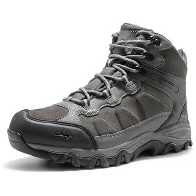 NORTIV 8 Waterdichte wandelschoenen voor heren, wandelschoenen, bergbeklimmen, wandelschoenen Bottes de randonnée montantes en daim pour trekking, camping et alpinisme 41 EU NORTIV 8 Waterdichte wandelschoenen voor heren, wandelschoenen, bergbeklimmen, wandelschoenen Bottes de randonnée montantes en daim pour trekking, camping et alpinisme 41 EU