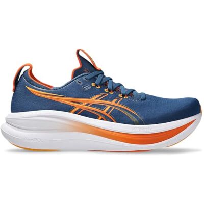 Asics Gel-Nimbus 28 Sneakers voor heren, Twilight Blue Anzu, 44 EU 44 EU Asics Gel-Nimbus 28 Sneakers voor heren, Twilight Blue Anzu, 44 EU 44 EU