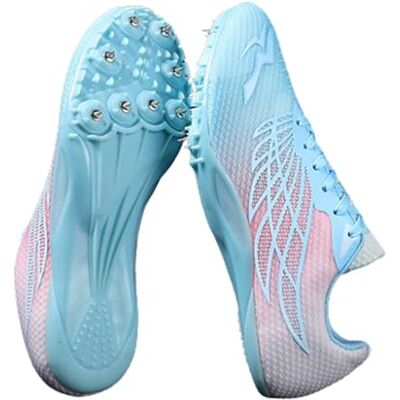 REIJAX Schoenen met noppen voor dames en heren, ademend, 8 noppen, atletiekschoenen, antislip, trainingsschoenen, Sprint hardloopschoenen met spikes, schoenen 37 EU REIJAX Schoenen met noppen voor dames en heren, ademend, 8 noppen, atletiekschoenen, antislip, trainingsschoenen, Sprint hardloopschoenen met spikes, schoenen 37 EU