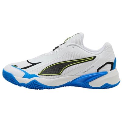 Puma Solarstrike 4 Indoor veldschoenen, uniseks, Wit zwart ultra blauw, 43 EU 43 EU Puma Solarstrike 4 Indoor veldschoenen, uniseks, Wit zwart ultra blauw, 43 EU 43 EU