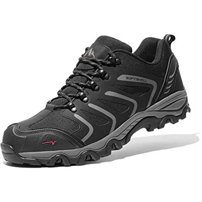 NORTIV 8 Wandelschoenen voor heren, trekking, waterdicht, klimmen, zwart, donkergrijs, 43 EU 43 EU NORTIV 8 Wandelschoenen voor heren, trekking, waterdicht, klimmen, zwart, donkergrijs, 43 EU 43 EU