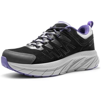NORTIV 8 Lichte wandelschoenen voor dames, dik, comfortabel, antislip, wandelschoenen, outdoorschoenen, wandelschoenen, wandelschoenen, horizon, zwart. 36.5 EU NORTIV 8 Lichte wandelschoenen voor dames, dik, comfortabel, antislip, wandelschoenen, outdoorschoenen, wandelschoenen, wandelschoenen, horizon, zwart. 36.5 EU