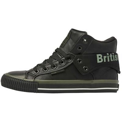 British Knights Roco herensneakers, zwart/kaki/wit/zwart 08 42 EU British Knights Roco herensneakers, zwart/kaki/wit/zwart 08 42 EU