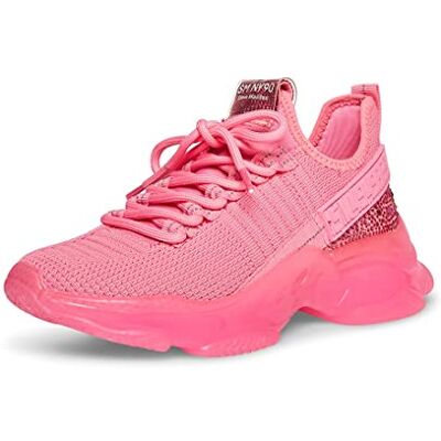Steve Madden Maxima-r Damessneakers, Roze, 41 EU 41 EU Steve Madden Maxima-r Damessneakers, Roze, 41 EU 41 EU