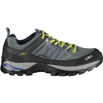 CMP Rigel Low Trekking Shoes Wp Wandelschoenen voor heren, Grijs-B. Blauw, 39 EU 39 EU CMP Rigel Low Trekking Shoes Wp Wandelschoenen voor heren, Grijs-B. Blauw, 39 EU 39 EU