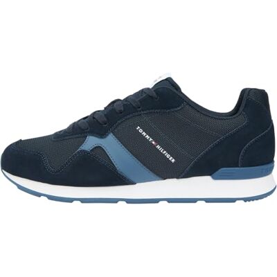 Tommy Hilfiger Runner Icon Mix Fm0fm05679 BasHomme, Woestijn hemelsblauw, 41 EU 41 EU Tommy Hilfiger Runner Icon Mix Fm0fm05679 BasHomme, Woestijn hemelsblauw, 41 EU 41 EU