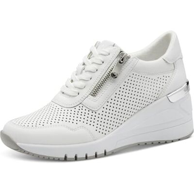 MARCO TOZZI Sneakers 2-23501-44 damessneakers, Wit/Zilver, 40 EU 40 EU MARCO TOZZI Sneakers 2-23501-44 damessneakers, Wit/Zilver, 40 EU 40 EU