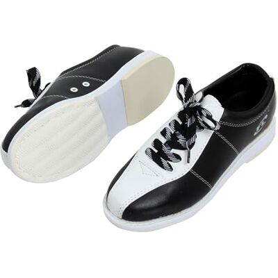 SDEQA Bowlingschoenen voor heren, antislip, licht, veters, grote maat, Zwart Wit, 46 EU 46 EU SDEQA Bowlingschoenen voor heren, antislip, licht, veters, grote maat, Zwart Wit, 46 EU 46 EU
