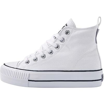 British Knights Kaya Mid Damessneakers, Wit. 40 EU British Knights Kaya Mid Damessneakers, Wit. 40 EU