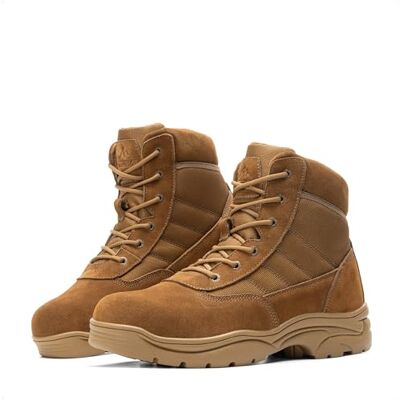 NORTIV 8 Waterdichte tactische werklaarzen van leer voor heren Militaire motorlaarzen 6 inch voor outdoor wandelen 43.5 EU NORTIV 8 Waterdichte tactische werklaarzen van leer voor heren Militaire motorlaarzen 6 inch voor outdoor wandelen 43.5 EU