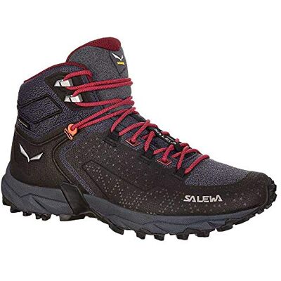 Salewa Ws Alpenrose 2 Mid Gore-tex Wandellaarzen voor dames, asfalt tawny poort Salewa Ws Alpenrose 2 Mid Gore-tex Wandellaarzen voor dames, asfalt tawny poort