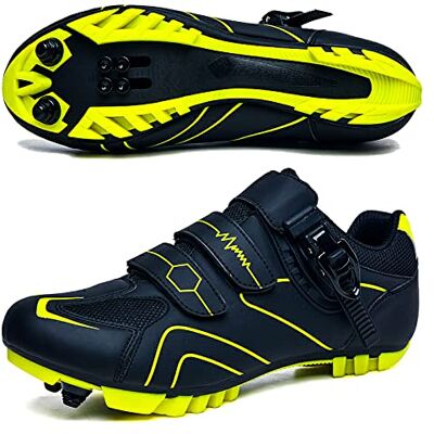 GZQIAWY Fietsen MTB Schoenen Mannen Sport Road Plaag Road Dirt Bike Speed Platte Sneaker Racing Vrouwen Fiets Mountain SPD Fiets, Zwarte en groene bergen, 43 EU 43 EU GZQIAWY Fietsen MTB Schoenen Mannen Sport Road Plaag Road Dirt Bike Speed Platte Sneaker Racing Vrouwen Fiets Mountain SPD Fiets, Zwarte en groene bergen, 43 EU 43 EU
