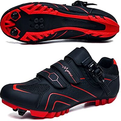 GZQIAWY Fietsen MTB Schoenen Heren Sport Road Wedge Road Dirt Bike Snelheid Platte Sneaker Racing Vrouwen Fiets Berg SPD Fiets, Montagne Noire Rouge, 45 EU 45 EU GZQIAWY Fietsen MTB Schoenen Heren Sport Road Wedge Road Dirt Bike Snelheid Platte Sneaker Racing Vrouwen Fiets Berg SPD Fiets, Montagne Noire Rouge, 45 EU 45 EU