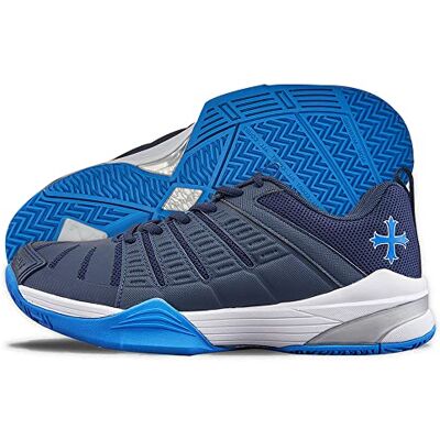 Teuton , AC1 All Court Shoes indoor schoenen voor squash, tennis, handbal, paddle, volleybal, pickleball, Navy Blauw, 44 EU 44 EU Teuton , AC1 All Court Shoes indoor schoenen voor squash, tennis, handbal, paddle, volleybal, pickleball, Navy Blauw, 44 EU 44 EU