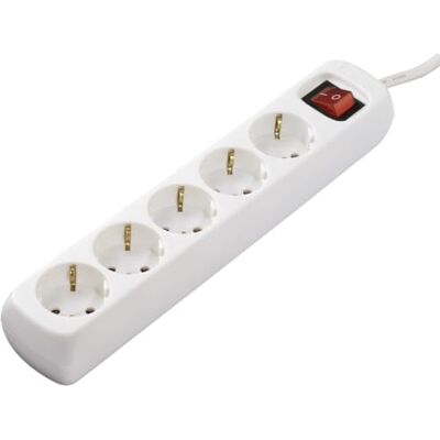 Hama 00047842 5 uitgang(en) AC 230 V, 1,4 m, wit, overspanningsbeveiliging (5 AC-uitgangen, 3500 W, 1,4 m, wit, kunststof, GS) Hama 00047842 5 uitgang(en) AC 230 V, 1,4 m, wit, overspanningsbeveiliging (5 AC-uitgangen, 3500 W, 1,4 m, wit, kunststof, GS)