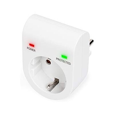 Digitus Overspanningsbeveiliging adapter 16 A / 230 V / 50 Hz max. 3500 W led-statusindicator max. afvoerstroom 13.500 A Digitus Overspanningsbeveiliging adapter 16 A / 230 V / 50 Hz max. 3500 W led-statusindicator max. afvoerstroom 13.500 A