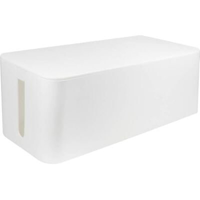 Logilink KAB0063, grote kabelbox, wit, 407 x 157 x 133,5 mm Logilink KAB0063, grote kabelbox, wit, 407 x 157 x 133,5 mm