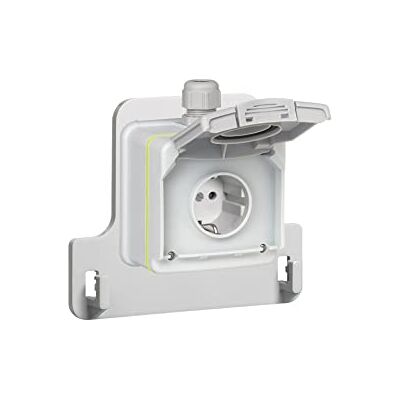 Bticino Gupacc Green Up Access Plug-in residentiële installatieset, uitgerust met een Duits geaard stopcontact voor het opladen van elektrische of hybride voertuigen, met differentiaalschakelaar Bticino Gupacc Green Up Access Plug-in residentiële installatieset, uitgerust met een Duits geaard stopcontact voor het opladen van elektrische of hybride voertuigen, met differentiaalschakelaar