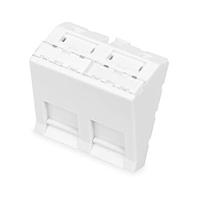 Digitus Frontpaneel 45 x 45 mm, 2 deuren, schuin voor DN-93802-5-SH, RAL 9003 Digitus Frontpaneel 45 x 45 mm, 2 deuren, schuin voor DN-93802-5-SH, RAL 9003