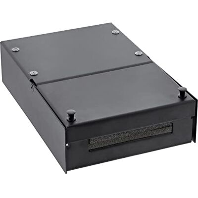 InLine 76202X opbouwdoos voor 4 Keystone RJ45 stopcontacten, zwart InLine 76202X opbouwdoos voor 4 Keystone RJ45 stopcontacten, zwart