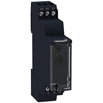 Schneider Electric RE17RCMU Zelio Time RE17 relais voor rust, cde extern 1OF 24 V cc 24 tot 240 V wisselstroom Schneider Electric RE17RCMU Zelio Time RE17 relais voor rust, cde extern 1OF 24 V cc 24 tot 240 V wisselstroom