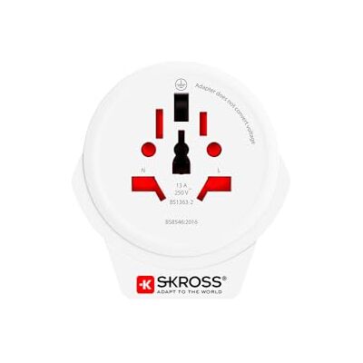 SKROSS Wereld naar VS compacte USB-adapter universele reisadapter voor het opladen van smartphone, tablet of andere USB-apparaten SKROSS Wereld naar VS compacte USB-adapter universele reisadapter voor het opladen van smartphone, tablet of andere USB-apparaten