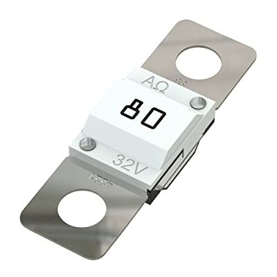 AUPROTEC Midi hoogstroomzekering schroefzekering 40 A 100 A selectie: 80 A ampère wit, 3 stuks AUPROTEC Midi hoogstroomzekering schroefzekering 40 A 100 A selectie: 80 A ampère wit, 3 stuks