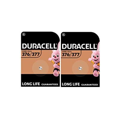 Duracell 2 x 376/377 (2 x 1 batterij) 2 x batterijen (SR626/V377/V376/SR66/SR626W/SR626SW) Duracell 2 x 376/377 (2 x 1 batterij) 2 x batterijen (SR626/V377/V376/SR66/SR626W/SR626SW)