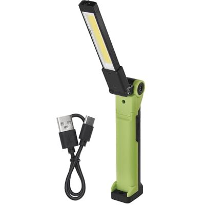 EMOS Draadloze led-werklamp, 360 graden draaibaar, 6 verlichtingsmodi, oplaadbare COB-inspectielamp, waterdichte werkplaatslamp met 2000 mAh batterij, USB-C-oplaadkabel, levensduur EMOS Draadloze led-werklamp, 360 graden draaibaar, 6 verlichtingsmodi, oplaadbare COB-inspectielamp, waterdichte werkplaatslamp met 2000 mAh batterij, USB-C-oplaadkabel, levensduur