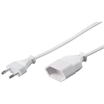 goobay Verlengkabel, 2 m, wit. goobay Verlengkabel, 2 m, wit.