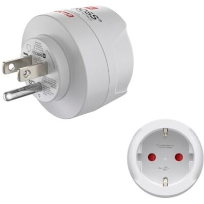Hama Reisadapter USA type B (3-polig) stekkeradapter voor VS, Canada, Caribisch en Azië, universele adapter voor EU-stekker (type C/F), 15 A, compact Hama Reisadapter USA type B (3-polig) stekkeradapter voor VS, Canada, Caribisch en Azië, universele adapter voor EU-stekker (type C/F), 15 A, compact