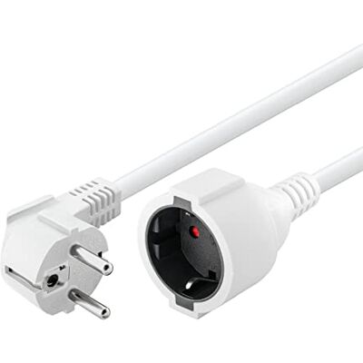 goobay Wentronic Verlengkabel Schuko-stekker naar geaarde stopcontact, 3 m, zwart goobay Wentronic Verlengkabel Schuko-stekker naar geaarde stopcontact, 3 m, zwart