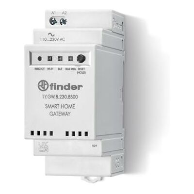 Finder Modulaire gateway 230 V type 1 Y.GW. Voor het op afstand bedienen van je YESLY systeem en BLISS apparaten overal ter wereld. Controleerbaar met YOU App en Assistenten Finder Modulaire gateway 230 V type 1 Y.GW. Voor het op afstand bedienen van je YESLY systeem en BLISS apparaten overal ter wereld. Controleerbaar met YOU App en Assistenten