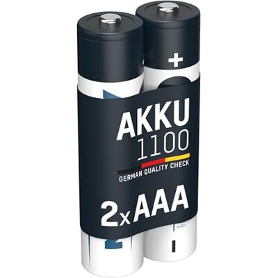 Ansmann Micro AAA batterij 2 stuks. 1100mAh Ansmann Micro AAA batterij 2 stuks. 1100mAh
