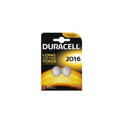 Duracell 2 stuks CR2016 lithium knoopcellen Duracell 2 stuks CR2016 lithium knoopcellen