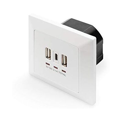 Digitus Oplaadbox voor smartphones/tablets met 2 x USB A, 1 x USB Type-C, 3100 mA, UP DA-70618 wit Digitus Oplaadbox voor smartphones/tablets met 2 x USB A, 1 x USB Type-C, 3100 mA, UP DA-70618 wit