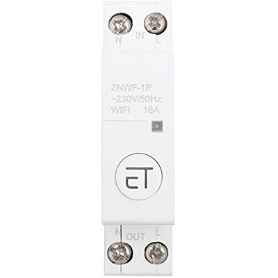 Walfront 6-63 A 1 P AC230 V IP20 WIFI stroomonderbreker magnetisch vasthoudmechanisme intelligente schakelaar afstandsbediening stroomonderbreker smart relais (16 A) Walfront 6-63 A 1 P AC230 V IP20 WIFI stroomonderbreker magnetisch vasthoudmechanisme intelligente schakelaar afstandsbediening stroomonderbreker smart relais (16 A)