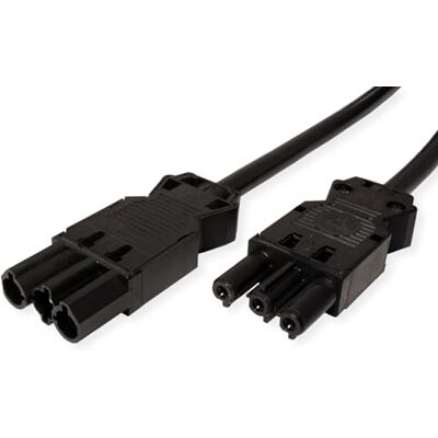 Bachmann Verlengkabel GST18-3 mannelijk/vrouwelijk, 1,5 m, zwart Bachmann Verlengkabel GST18-3 mannelijk/vrouwelijk, 1,5 m, zwart