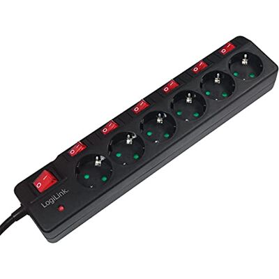 Logilink LPS233 Stekkerdoos binnen 1,5 m 6 uitgangen (S) Ca zwart – stekkerdoos (binnen, 1,5 m, 6 uitgangen (S) Ca, type C (Europlug), type C, IP20) Logilink LPS233 Stekkerdoos binnen 1,5 m 6 uitgangen (S) Ca zwart – stekkerdoos (binnen, 1,5 m, 6 uitgangen (S) Ca, type C (Europlug), type C, IP20)