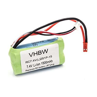 vhbw Li-Ion batterij 1500mAh (7,4V) voor MJX RC Helicopter F45, F645 vhbw Li-Ion batterij 1500mAh (7,4V) voor MJX RC Helicopter F45, F645