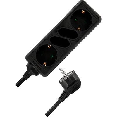 REV 00129071 stekkerdoos 4-voudig 1,4 m 3500 W zwart REV 00129071 stekkerdoos 4-voudig 1,4 m 3500 W zwart