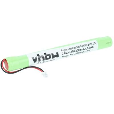 vhbw Batterij compatibel voor Casio QT-6000, QT-6100, QT-6200, QT-6600 POS-barcodescanner (2000 mAh, 3,6 V, NiMH) vhbw Batterij compatibel voor Casio QT-6000, QT-6100, QT-6200, QT-6600 POS-barcodescanner (2000 mAh, 3,6 V, NiMH)