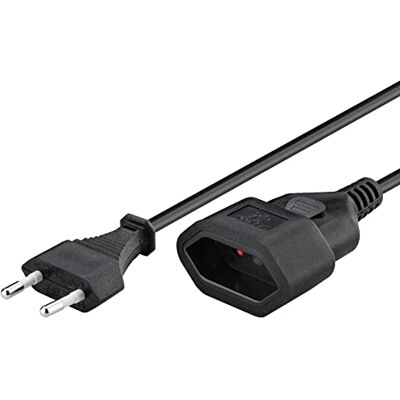 goobay Wentronic NK 113 S-500 Euro 5 m verlengzwart goobay Wentronic NK 113 S-500 Euro 5 m verlengzwart