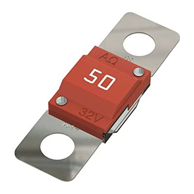 AUPROTEC Midi hoogstroomzekering schroefzekering 40A 100A selectie: 50A ampère rood, 3 stuks AUPROTEC Midi hoogstroomzekering schroefzekering 40A 100A selectie: 50A ampère rood, 3 stuks
