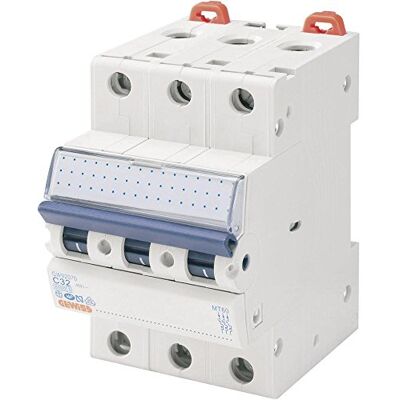 Gewiss MT100 LS schakelaar B32 A 3P 10 kA 3te Gewiss MT100 LS schakelaar B32 A 3P 10 kA 3te