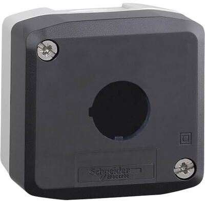 Schneider Electric XALD01 Harmony XAL – doos met 1 gat Ø 22 – deksel donkergrijs – lichtgrijze bodem Schneider Electric XALD01 Harmony XAL – doos met 1 gat Ø 22 – deksel donkergrijs – lichtgrijze bodem